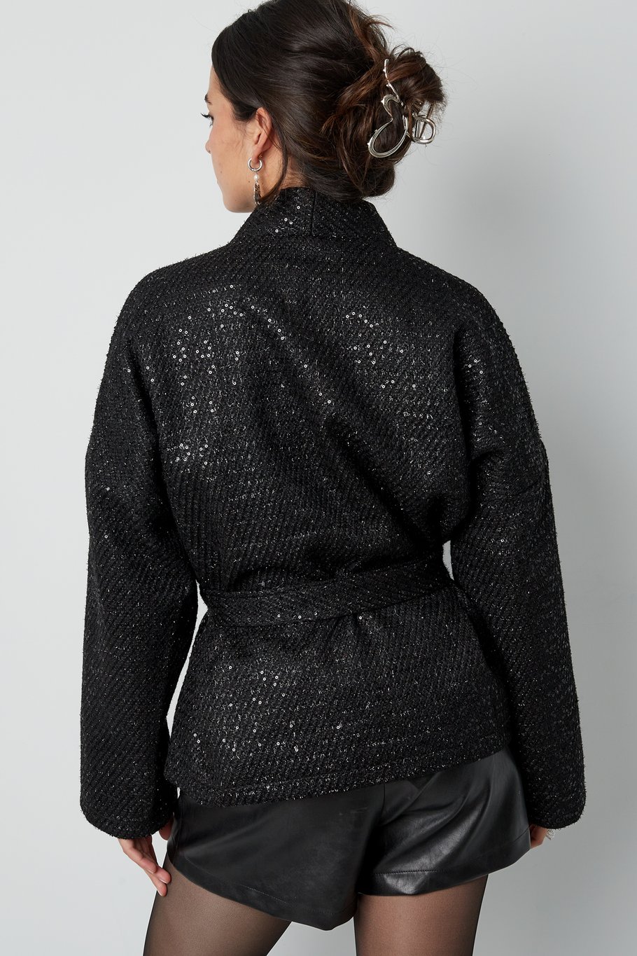 Glitter dream jacket - black Picture7